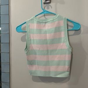 Zara Cropped Knit Tank